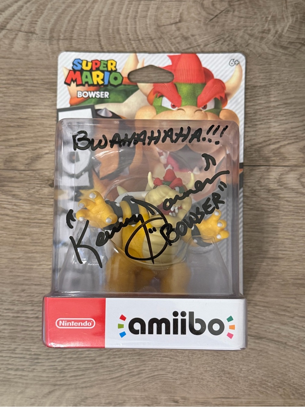 Nintendo Bowser Amiibo (Super Mario Series) Brand New Signed By Kenny James JSA